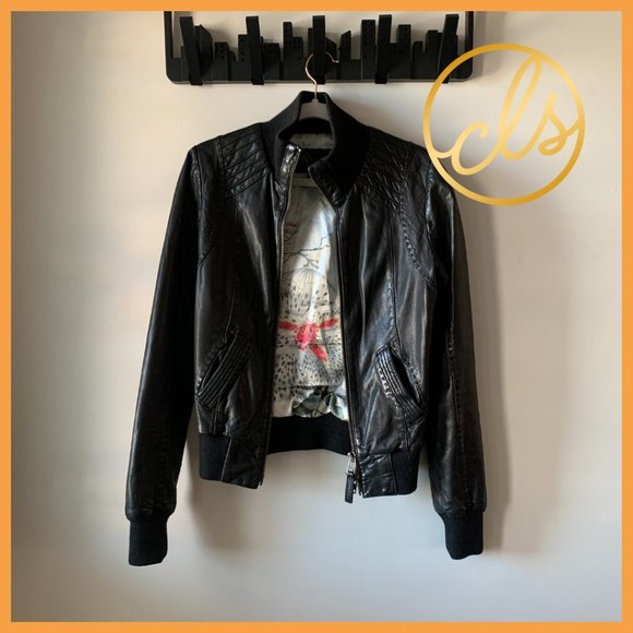 Mackage for Aritzia Vintage Leather Bomber - Picture 1 of 6